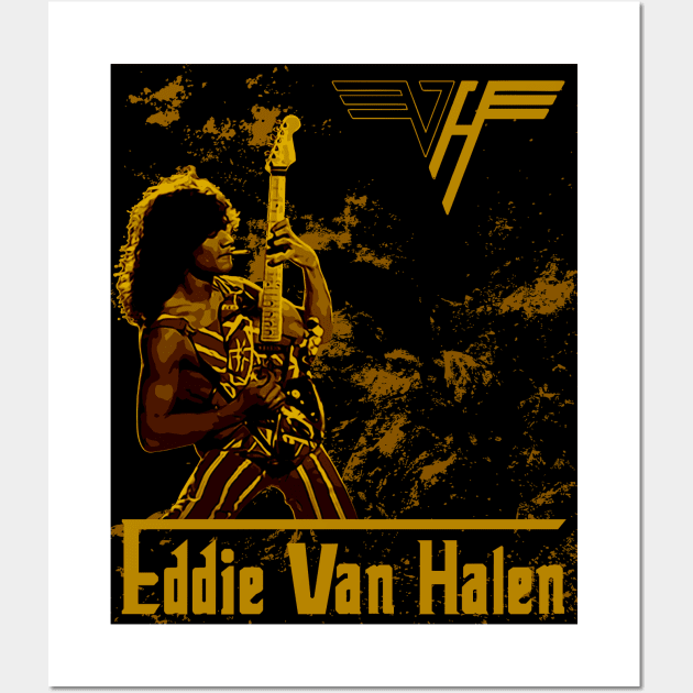 Eddie Van Halen Wall Art by Nana On Here
